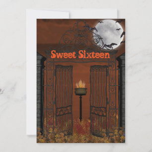 Invitation Halloween, Sweet Sixteen