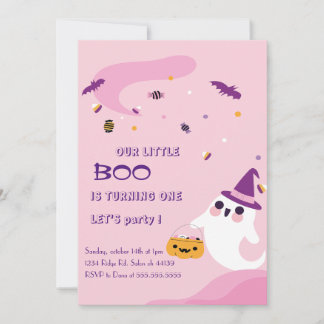 Invitation Halloween Un petit anniversaire