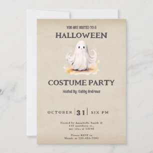 Invitation Halloween Vintage super mignon