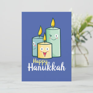 Invitation Hanoukka heureuse personnalisable