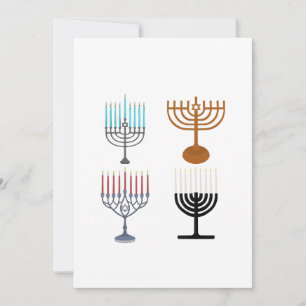 Invitation Hanoukka judaïsme religion juive