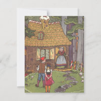 Hansel et Gretel, Conte de fées vintage de Hauman