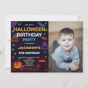 Invitation hantée d'Anniversaires de enfants de la