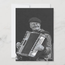 Happiness Is, Paris Musicien Black & White Art