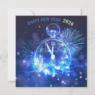 Invitation Happy new year 2026 holiday card 