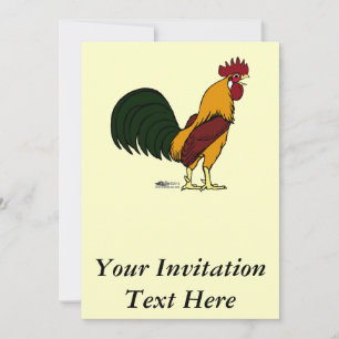 Invitation Happy Rooster