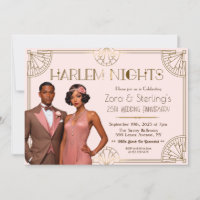 Harlem Nights Mariage afro-américain Anniversaire