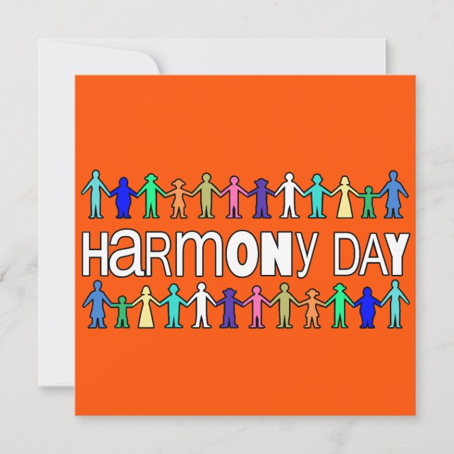 Invitation Harmony Day Australia  (Devant)