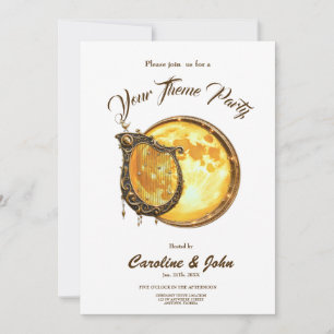 Invitation Harpe céleste de la Lune dorée. 