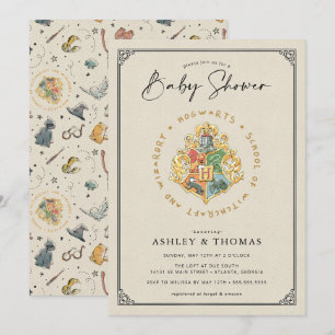 Invitation Harry Potter   Baby shower Cimier de Poudlard