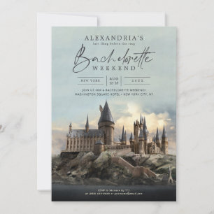 Invitation Harry Potter Dernière folie avant la bague