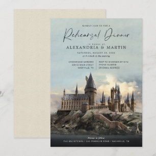 Invitation Harry Potter   Dîner de répétition du château de H