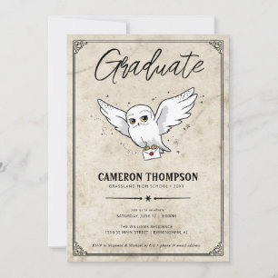 Invitation Harry Potter   Hedwig Graduation Party