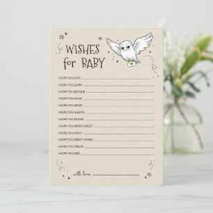 Invitation Harry Potter - Hedwig Voeux pour bébé