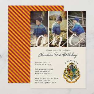 Invitation Harry Potter   Hogwarts 1ère photo d'anniversaire