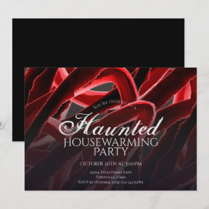 Invitation Hauned House réchauffer Éffrayant Halloween Party 