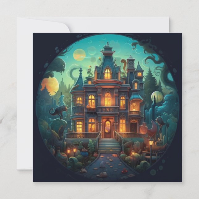 Invitation Hauned Mansion : Eerie Estate (Devant)