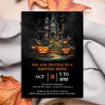 Invitation Haunted House Party