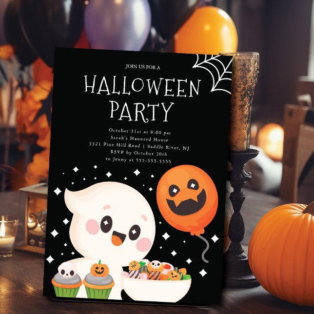 Invitation Hauntingly Festive Halloween Party (Créateur téléchargé)