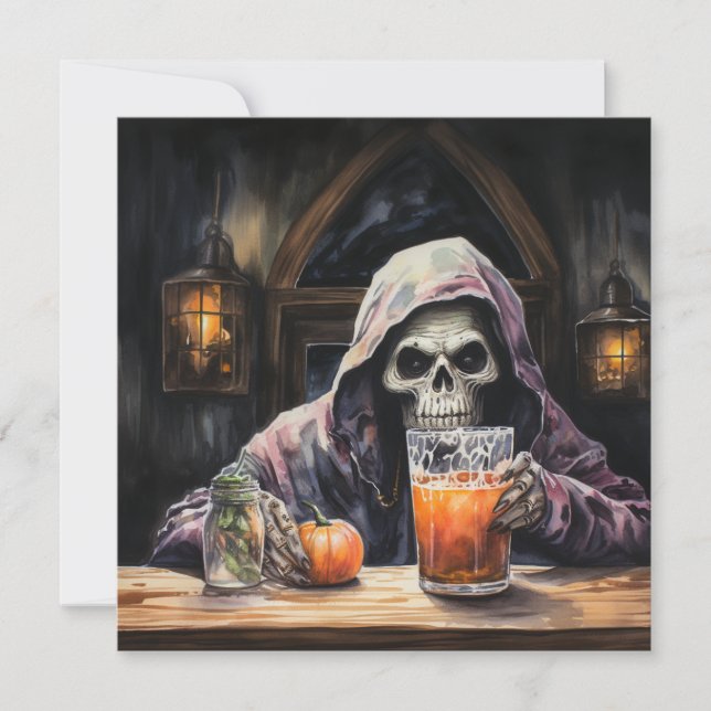 Invitation 👻 🍻 "Haunts & Hops Bash" ! 🍻 👻 Halloween (Devant)