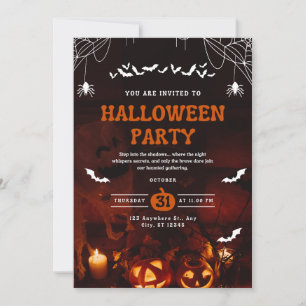 Invitation Haunween Party Halloween