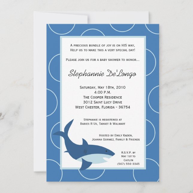 invitation hawaïenne tropicale de baby shower du (Devant)