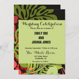 Invitation Hawaii Aloha Flower Art Print