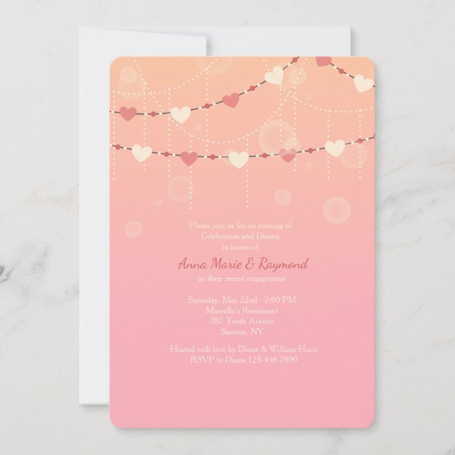 Invitation Heart Garland (Devant)