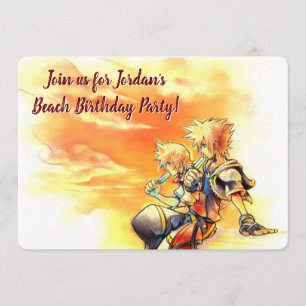 Invitation Hearts II  Roxas et sora mangeant des glaces