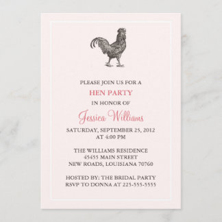 Invitation Hen Party