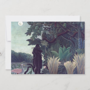Invitation Henri Rousseau - La Charmeuse de serpents