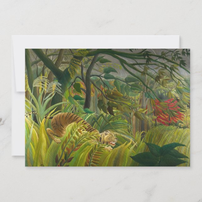 Invitation Henri Rousseau - Surpris ! (Devant)