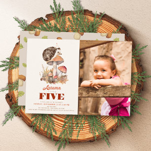 Invitation Hérisson automne/automne Hérisson Hérisson Anniver