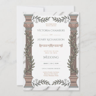 Invitation Heritage | Neoclassical Greco-Roman Wedding