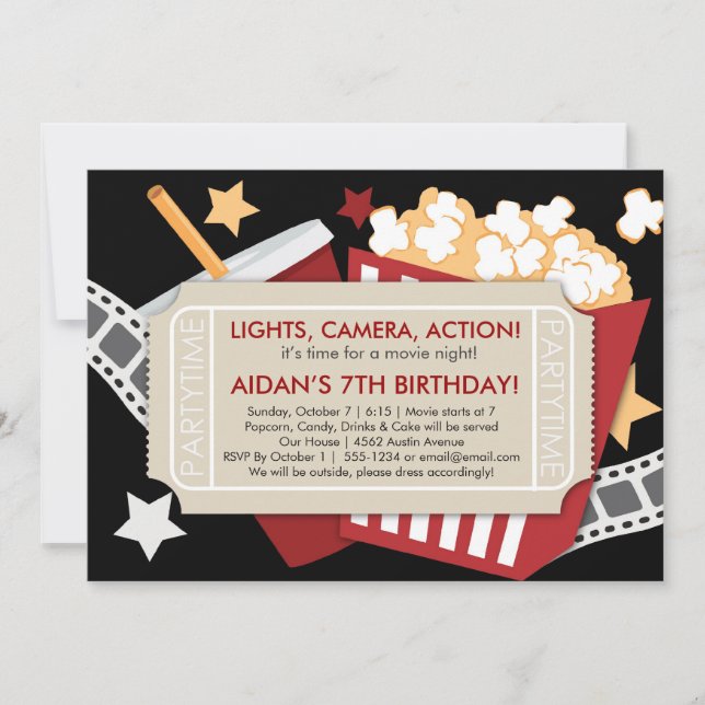 Invitation heure de projection du film - pour des (Devant)