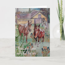 Heure du printemps à la ferme #2 vierge à l'intéri