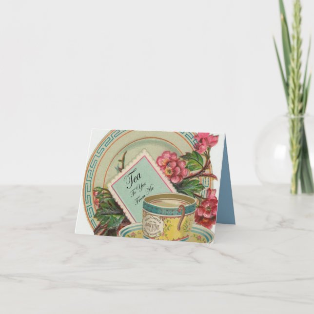 Invitation Heure du thé (Devant)