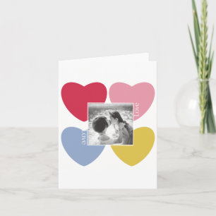 Invitation Heureuse Sainte-Valentin - collage photo personnal