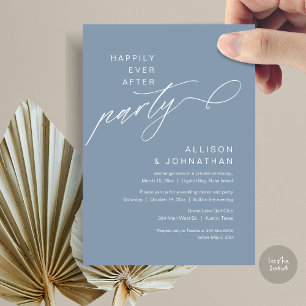 Invitation Heureusement Après La Fête, Elopement Mariage Mode