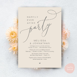 Invitation Heureusement Jamais Après La Fête Réception De Mar