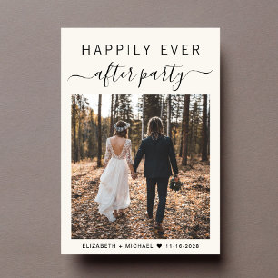 Invitation Heureusement Jamais Après La Réception De Mariage