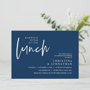 Invitation Heureusement Jamais Après Le Déjeuner Fête De Mari