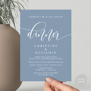Invitation Heureusement Jamais Après Le Dîner, Mariage Fête D