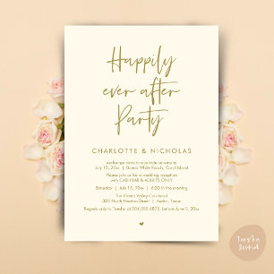 Invitation Heureusement Jamais Après Le Dîner Mariage Party C
