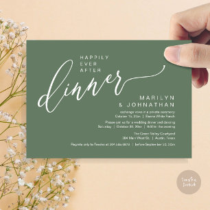 Invitation Heureusement Jamais Après Un Mariage De Fête Récep
