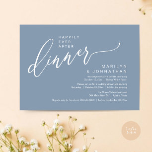 Invitation Heureusement Jamais Après Un Mariage De Fête Récep