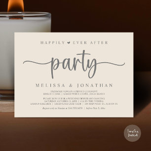 Invitation Heureusement toujours après la fête, String Lights