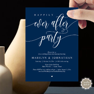 Invitation Heureux Après La Fête, Dîner Mariage Danser