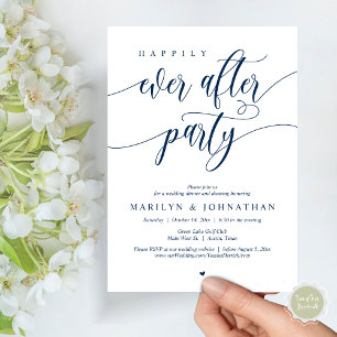 Invitation Heureux Après La Fête, Dîner Mariage Danser