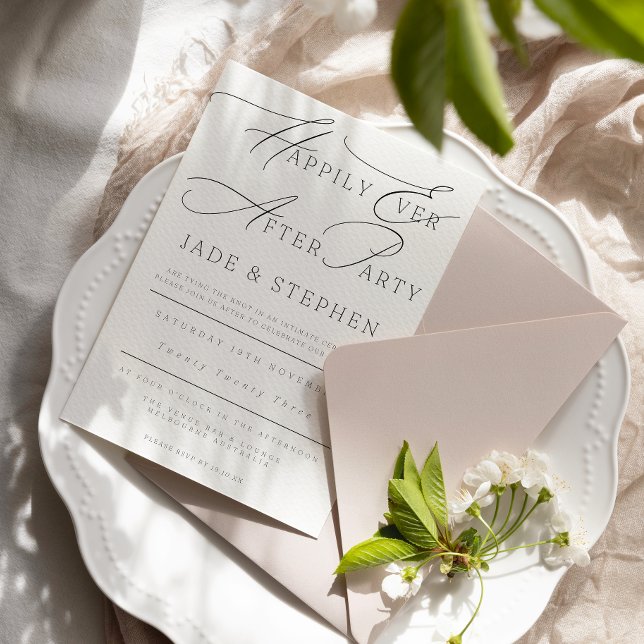 Invitation Heureux Après La Fête, Réception (Créateur téléchargé)